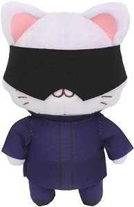 呪術廻戦 withCATアイマスク付きぬいぐるみキーホルダー 五条悟 (キャラクターグッズ)