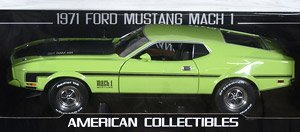 フォード マスタング MACH 1 1971 グラバーライム (ミニカー)