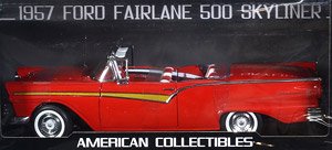 フォード フェアレーン 500 スカイライナー 1957 フレームレッド (ミニカー)