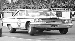フォード ギャラクシー 500/XL 1963年イギリス サルーンカー選手権 優勝 #45 Jack Sears (ミニカー)