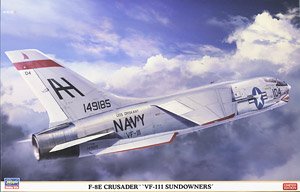 F-8E Crusader VF-111 Sundowners` (Plastic model)