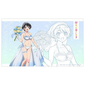 [Rent-A-Girlfriend] [Especially Illustrated] Rubber Mat (Ruka Sarashina / Wedding Swimwear) (Card Supplies)