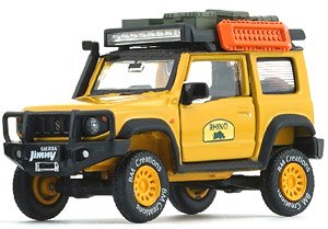 Suzuki Jimny (JB74) 2019 RHD Rhino Ivory Yellow Accessory Pack BMC X JIMNY 5th Anniversary (Diecast Car)