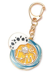 One Piece Symbol Motif Key Ring Law (Anime Toy)