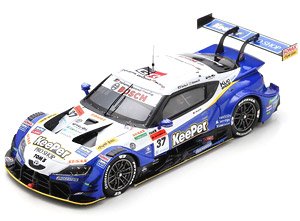 KeePer TOM`S GR Supra No.37 TGR TEAM KeePer TOM`S GT500 SUPER GT 2022 Sacha Fenestraz - Ritomo Miyata (Diecast Car)