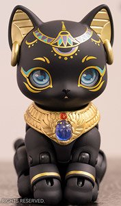 TOYSCOMIC×BLACKBOX ブラックボックスアクションペットシリーズ第1弾 フライングタイガー&エジプトキャット 10CMコレクションフィギュア バステト (完成品)