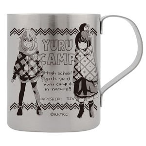[Laid-Back Camp] Rin & Nadeshiko Layer Stainless Mug Cup Ver2.0 (Anime Toy)