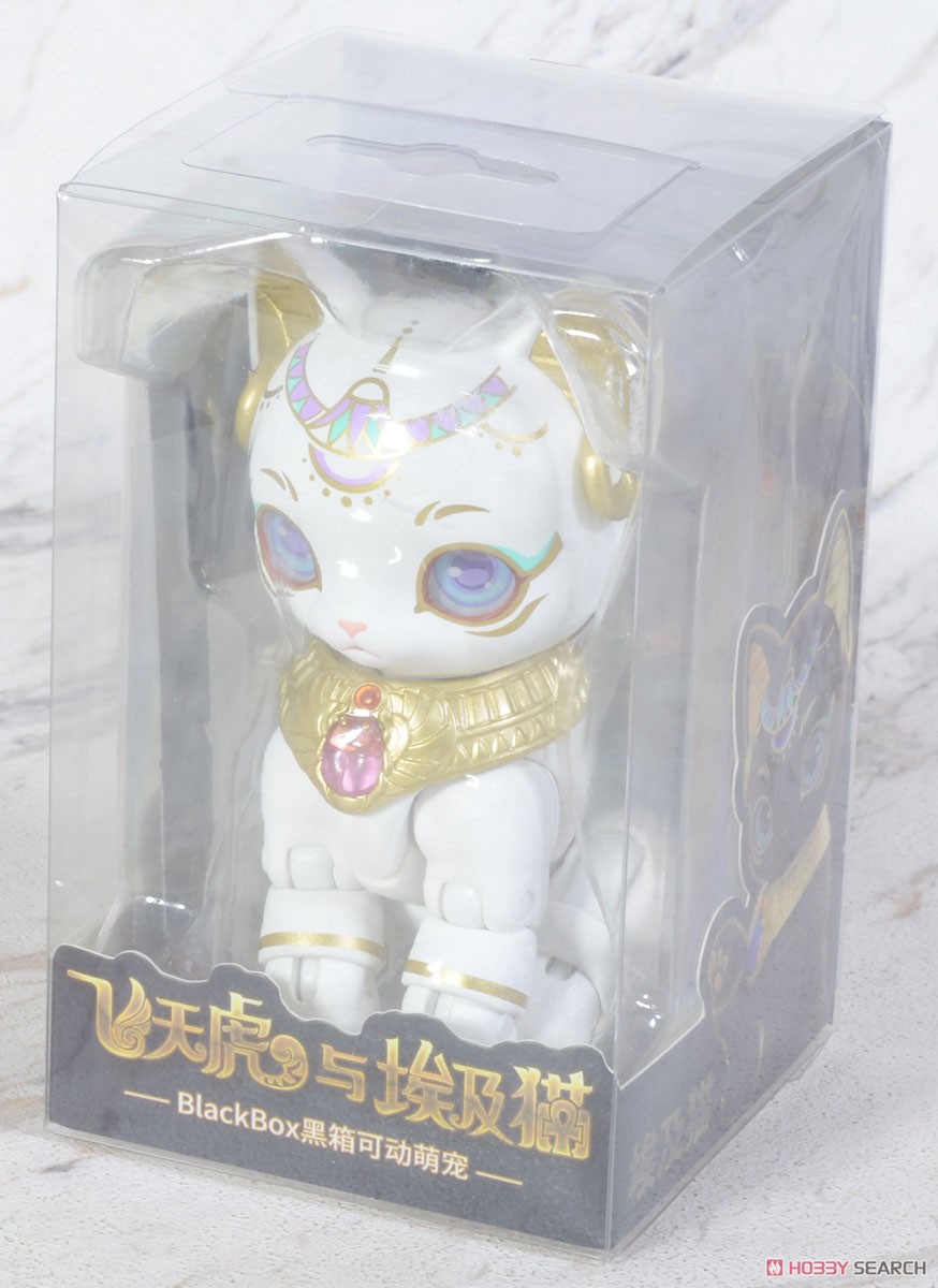 TOYSCOMIC×BLACKBOX ブラックボックスアクションペットシリーズ第1弾 フライングタイガー&エジプトキャット 10CMコレクションフィギュア ムーンライト・バステト (完成品) パッケージ1