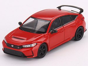 Honda Civic Type R 2023 Rally Red w/Advan GT Wheel (LHD) (Diecast Car)