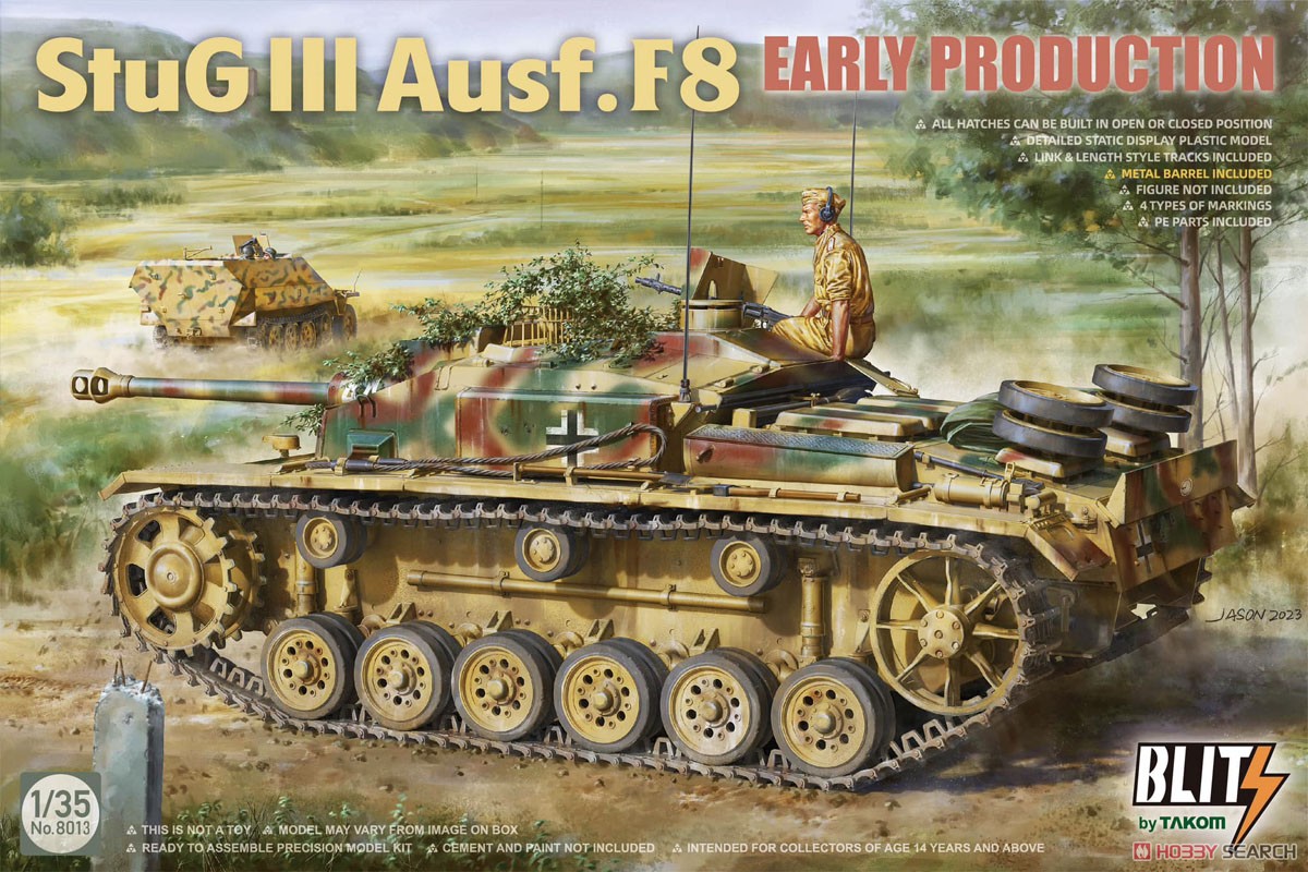 Stug III Ausf.F8 Early Production (Plastic model) Package1
