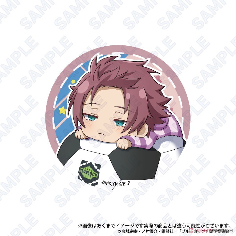 ブルーロック ふわみん缶バッジ 糸師冴 (キャラクターグッズ) 商品画像1