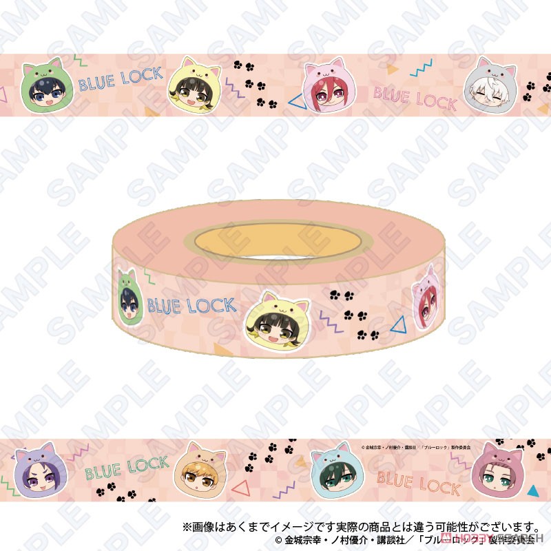 ブルーロック マスキングテープ (まるめいつ絵柄) (キャラクターグッズ) 商品画像1