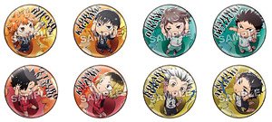 ぶちマス！ ハイキュー!! トレーディング缶バッジ (8個セット) (キャラクターグッズ)