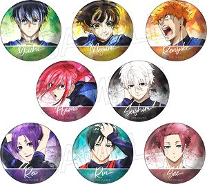 ブルーロック ウェットカラーシリーズ 缶バッジ Vol.3 (8個セット) (キャラクターグッズ)