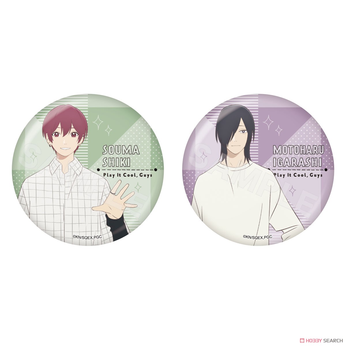 【クールドジ男子】 メタリック缶バッジ 01 第1弾 (5個セット) (キャラクターグッズ) 商品画像3