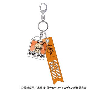 My Hero Academia Synthetic Leather Ribbon Key Ring Bakugo (Anime Toy)