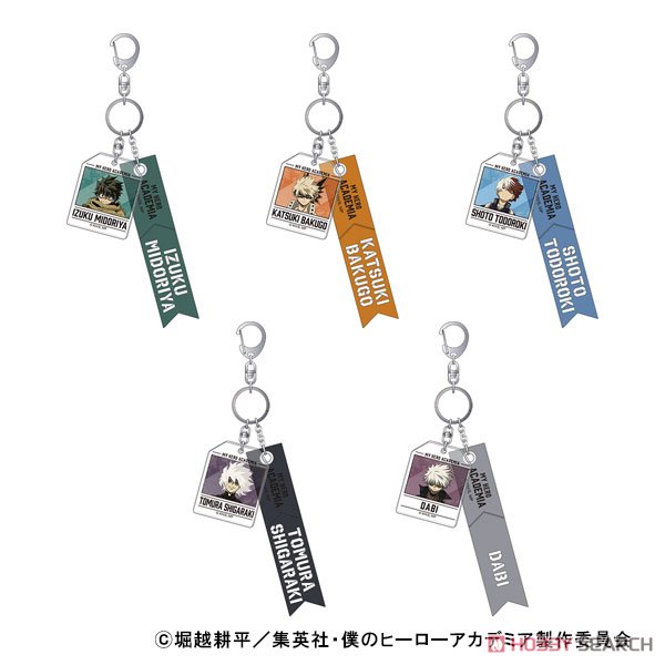 My Hero Academia Synthetic Leather Ribbon Key Ring Dabi (Anime Toy) Other picture1