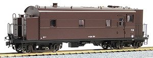 1/80(HO) [Limited Edition] J.N.R. Type MANU34 Steam Generator Car II (Renewal Product) Late Expansion Charcoal Type J.N.R Grape #2 Color Finished Model (Pre-colored Completed) (Model Train)