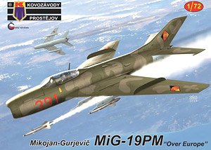 MiG-19PM `Over Europe` (Plastic model)