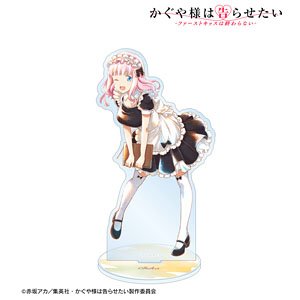 [Kaguya-sama: Love is War -The First Kiss Never Ends-] [Especially Illustrated] Chika Fujiwara Maid & Butler Ver. Ani-Art Aqua Label Big Acrylic Stand (Anime Toy)