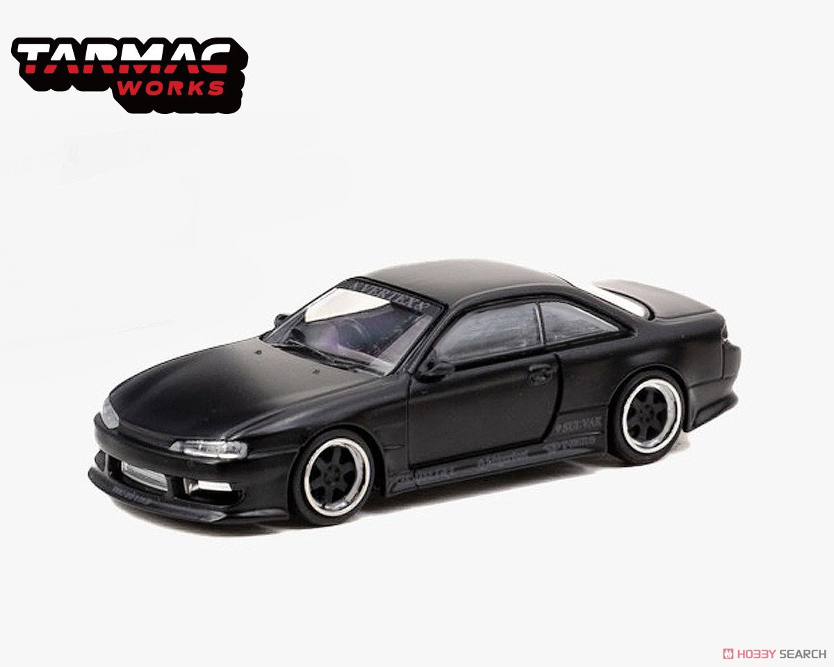 VERTEX Nissan Silvia S14 Matt Black (ミニカー) 商品画像1