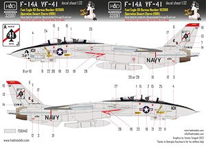 F-14A Desert Storm `Queen of Spades` (Decal)