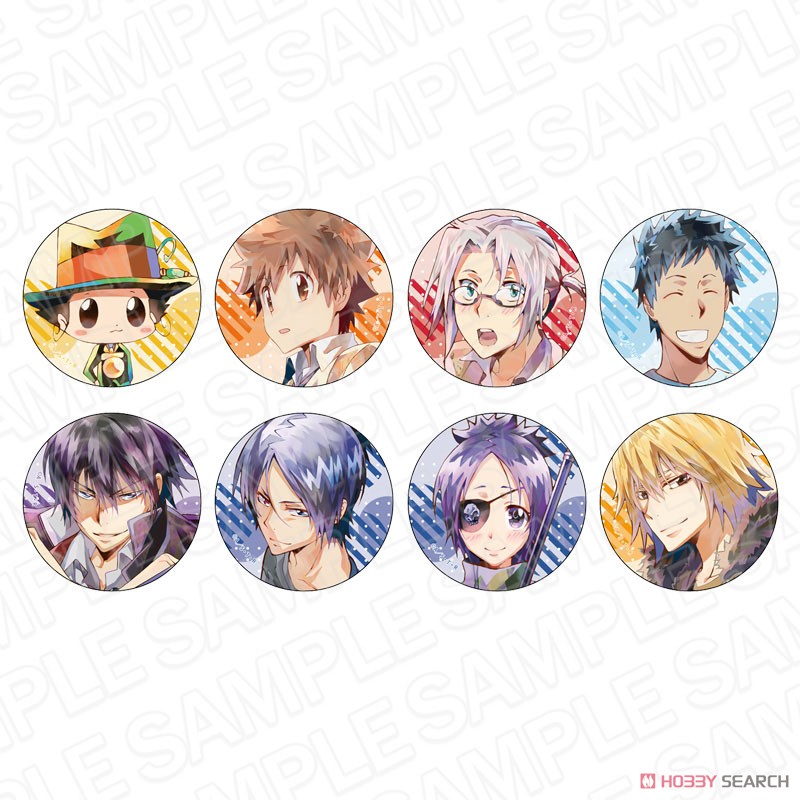 家庭教師ヒットマンREBORN！ カンバッジ(ブラインド) PALE TONE series offshot ver. (8個セット) (キャラクターグッズ) 商品画像1