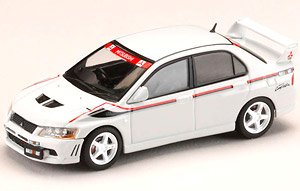 Mitsubishi Lancer GSR Evolution 7 Rally Style Version Scortia White (Diecast Car)