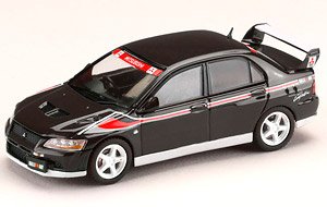 Mitsubishi Lancer GSR Evolution 7 Rally Style Version Amethyst Black Pearl (Diecast Car)