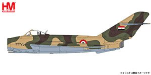 MIG-17F Fresco `Nile Delta` Egyptian Air Force, 1973 (Pre-built Aircraft)