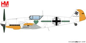 メッサーシュミット Bf-109F-4 `ドイツ空軍 オットー・キャス機 1941` (完成品飛行機)