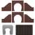 Tunnel Portal (Brick Type) Tunnelliner Set for Single Track (Unassembled Kit) (Model Train) Item picture1