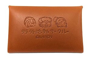 [Laid-Back Camp] Leather Slim Card Case (Nadeshiko / Chiaki / Aoi) (Anime Toy)