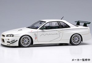Mine`s Skyline GT-R (BNR34) V-spec N1 2012 (BBS Wheel) (Diecast Car)