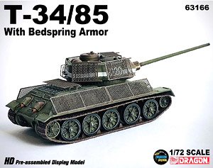 WW.II ソビエト軍 T-34/85 ベッドスプリングアーマー装備 (完成品AFV)