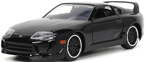 F&F5 1995 トヨタ スープラ ブラック (ミニカー)