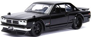 F&F ブライアン ニッサン スカイライン GT-R ブラック (ミニカー)