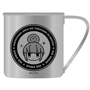 [Laid-Back Camp] Rin Shima Face Stainless Mug Cup Ver2.0 (Anime Toy)