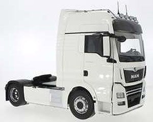 MAN TGX XXL 2018 ホワイト (ミニカー)