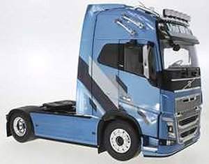 ボルボ FH16 XL キャブ 2018 メタリックライトブルー (ミニカー)