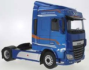 DAF XF スペースキャブ 2018 メタリックブルー (ミニカー)