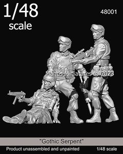 `Gothic Serpent` (3 Figures) (Plastic model)