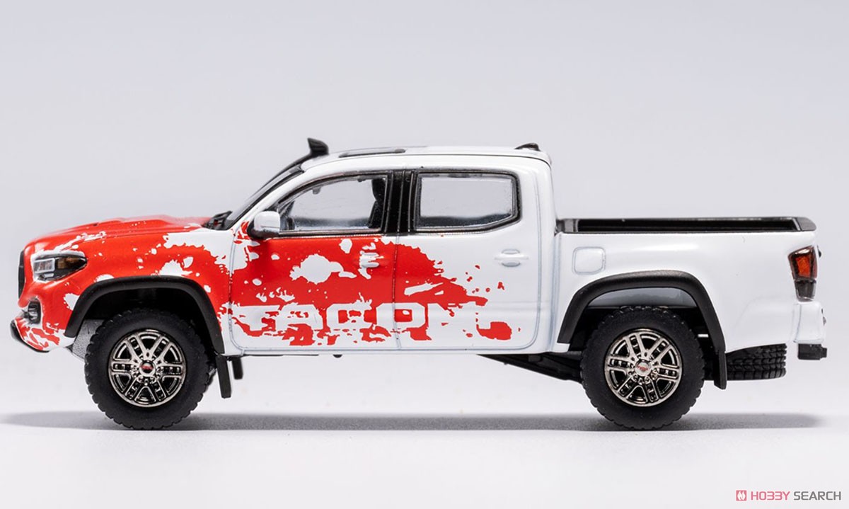 Toyota Tacoma - Standard Edition (LHD) White / Red (Diecast Car) Item picture2