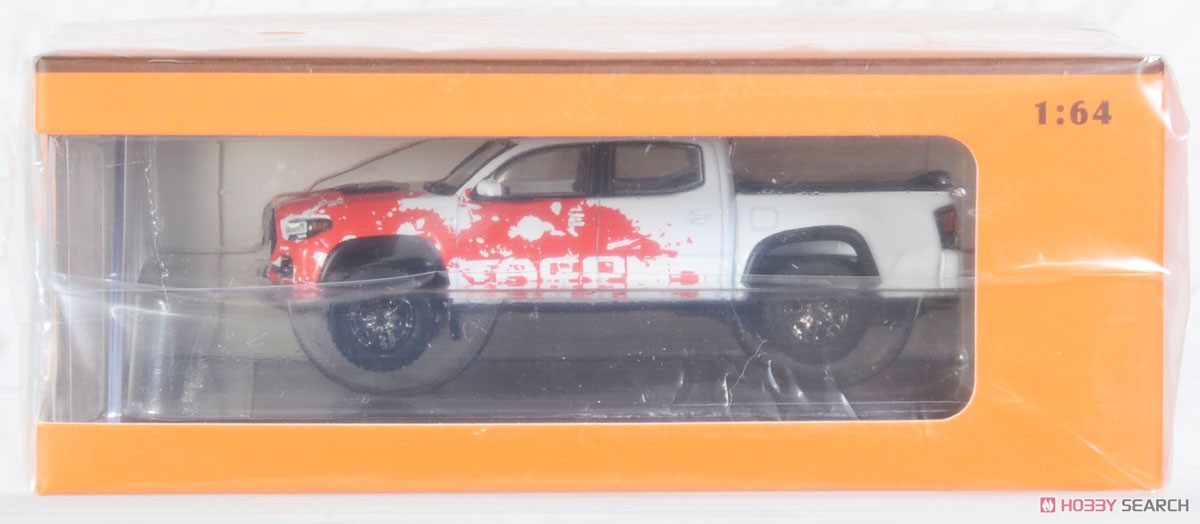Toyota Tacoma - Standard Edition (LHD) White / Red (Diecast Car) Package1
