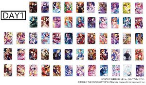 The Idolm@ster Series Hologram Picture Collection Day1 (Set of 10) (Anime Toy)