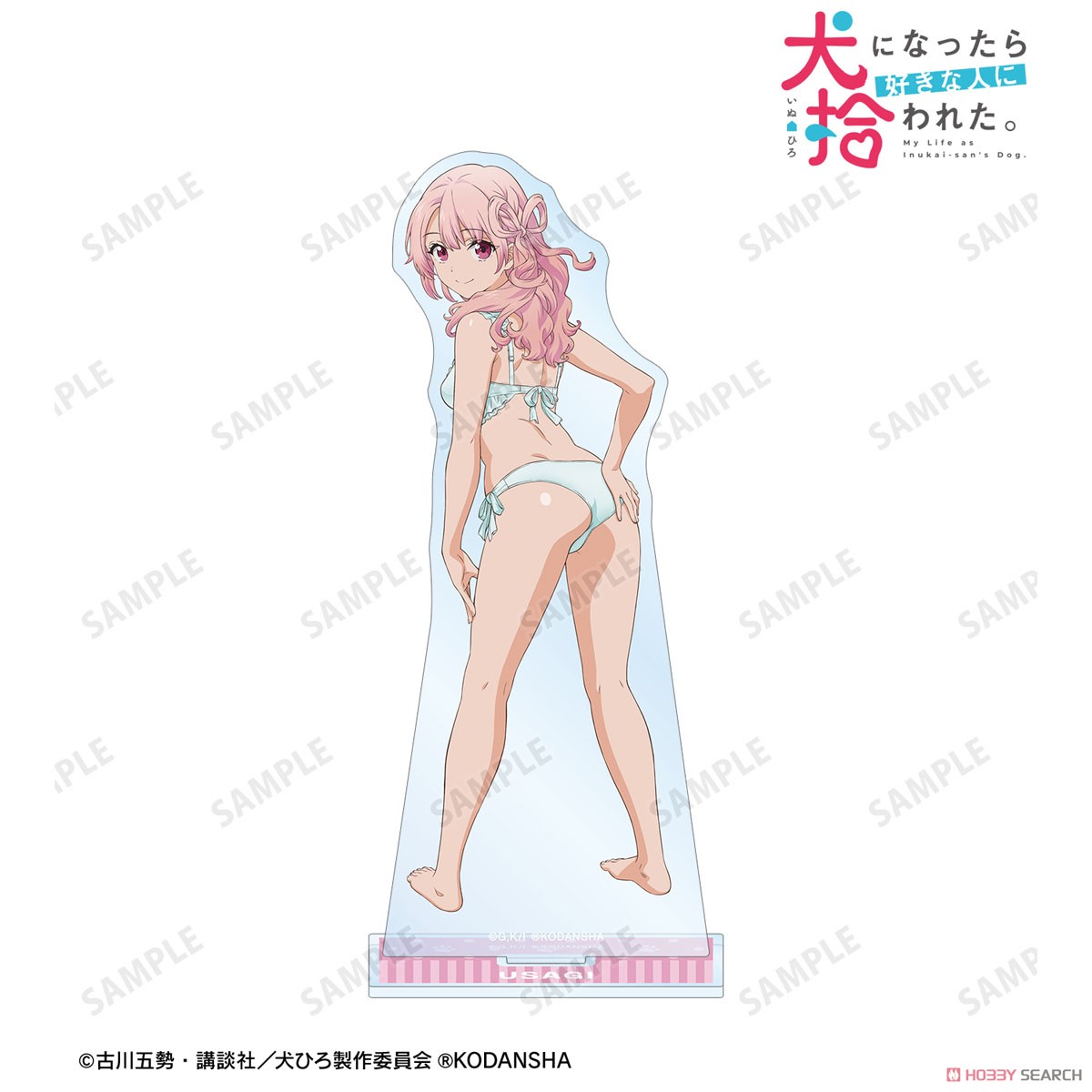 TV Animation [My Life as Inukai-san`s Dog] Usagi Tsukishiro Big Acrylic Stand (Anime Toy) 商品画像1