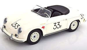 ポルシェ 356 A スピードスター No.33 1955 ホワイト (ミニカー)