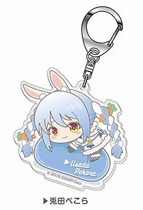 Acrylic Key Ring Hololive Hug Meets Vol.3 01 Usada Pekora AK (Anime Toy)