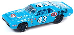 1972 プリムス ロードランナー リチャード・ペティ ペティブルー (ミニカー)