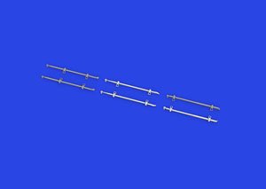 WW.II ドイツ軍 バール (6個入り) (プラモデル)